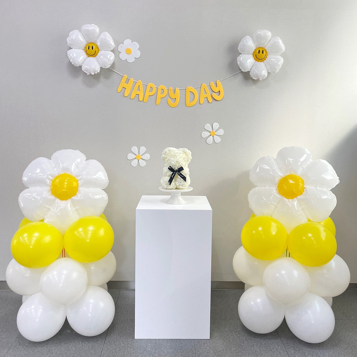 어린이날풍선 포토존 데이지꽃 가랜드 풍선스탠드 세트 18,900원