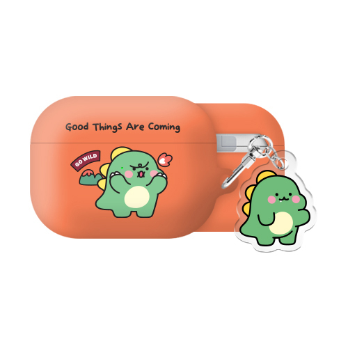 리틀티노 에어팟프로/프로2/에어팟3/에어팟4 하드 케이스 +아크릴키링 세트, 폭발, AirPods(4세대), 현재가 16,500원