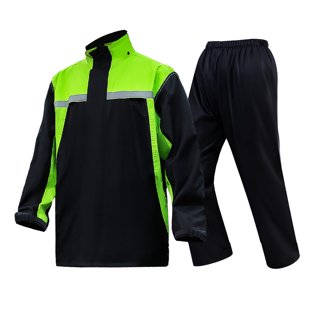 하바우 작업용 오토바이 라이딩 우비 바람막이 우의 상하의 세트, 기본부터 빅사이즈까지, 그린 29,800원