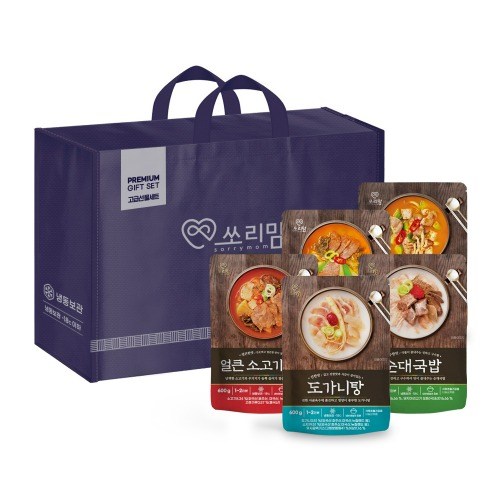 쏘리맘 탕류 5종 선물 세트 총5팩 각 600g, 600g, 1세트 33,720원