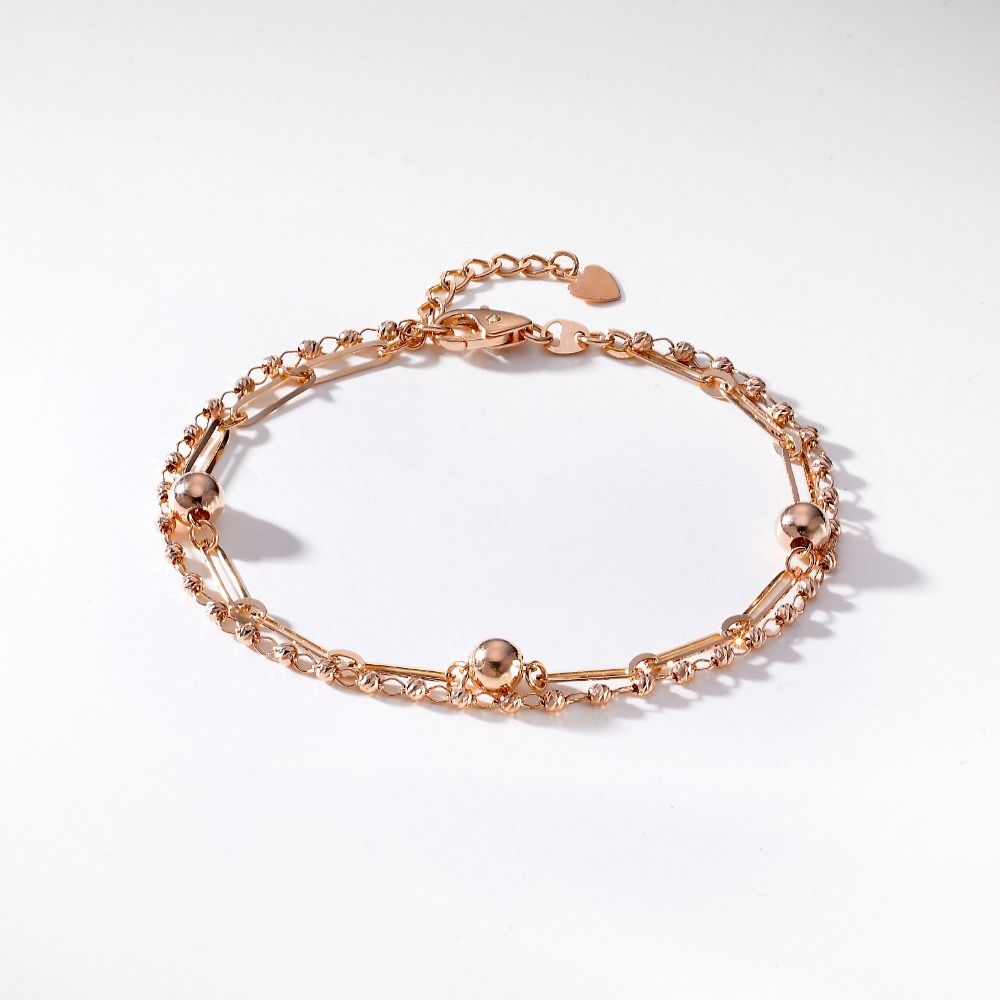 펠리체골드 14K 빅 골든볼 두줄 팔찌(+쇼핑백증정) 선물추천 부모님선물  금 체인 데일리 여성 기념일 볼드 금테크 1,083,410원