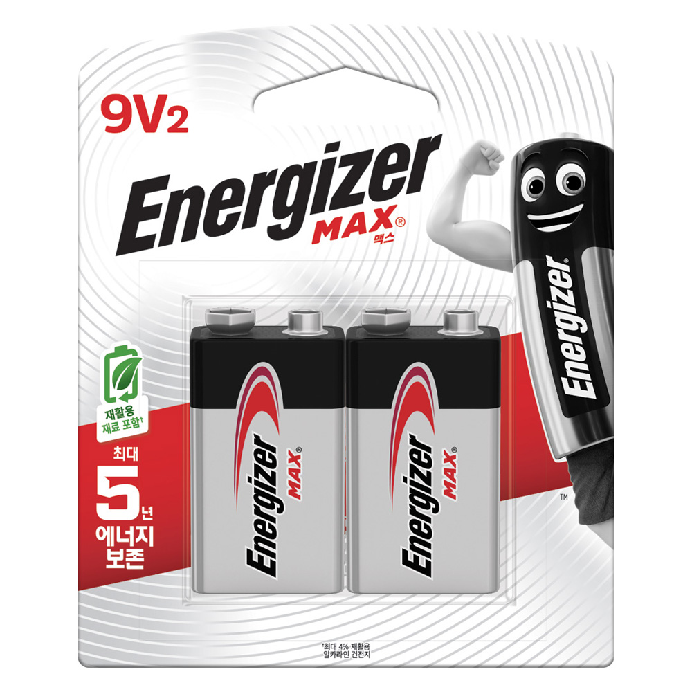 에너자이저 맥스 알카라인 9V 특수건전지 7,100원