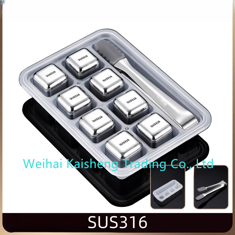 SUS316 아이스큐브 8P세트 녹지않는 얼음 실버사각 15,120원
