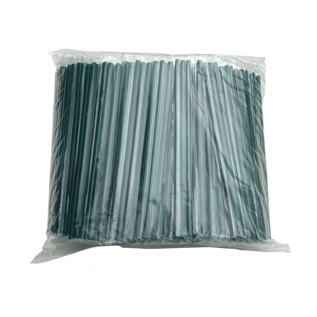 제이디팩 일자 빨대 7*210mm 초록 개별포장 500개, 20개, 500개입 70,500원