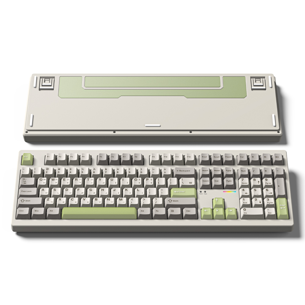 FL-ESPORTS FL-ESPORTS NX108 유무선 블루투스 풀배열 기계식 키보드 크림 말차 리치베리축 77,000원