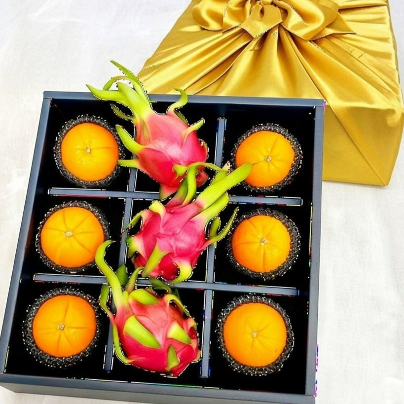 [백화점납품] 고급 포장으로 마음 전하는 9칸 보자기 과일 선물세트 47,230원