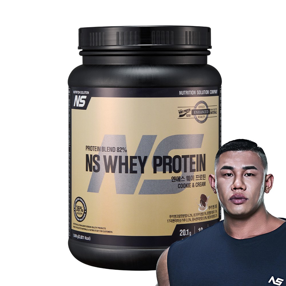 NS 웨이프로틴 쿠키앤크림맛 단백질보충제 프로틴, 1개, 1kg 38,800원
