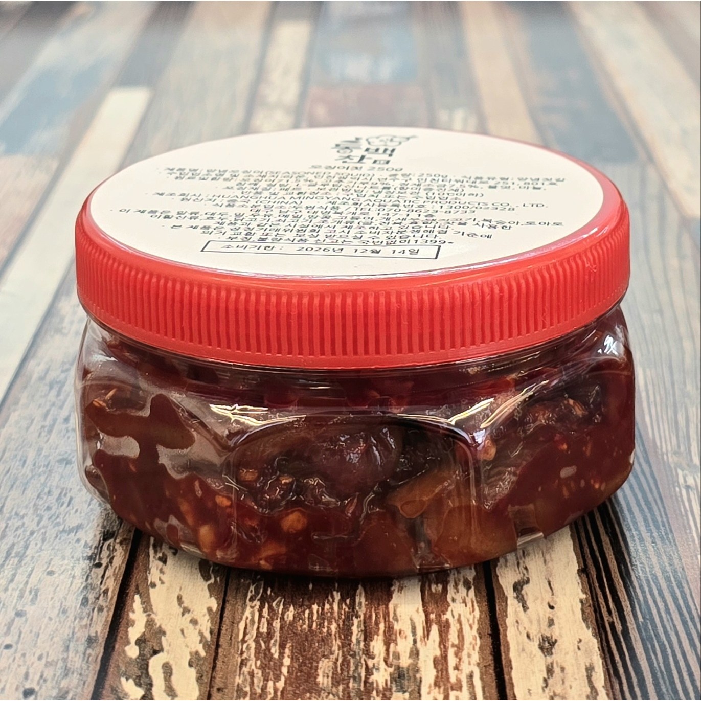 동백찬 오징어젓갈 500g 1kg 2kg 4kg 마늘 깨 양념 고급 대용량 도매 가정용 선물용 업소용 가게 식당용 강경 속초, 250g, 1개 9,560원