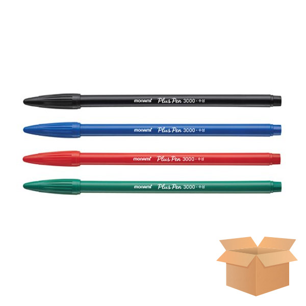 (MONAMI) 모나미 프러스펜 12자루x1타 플러스펜, 파랑, 1박스, 현재가 4,500원