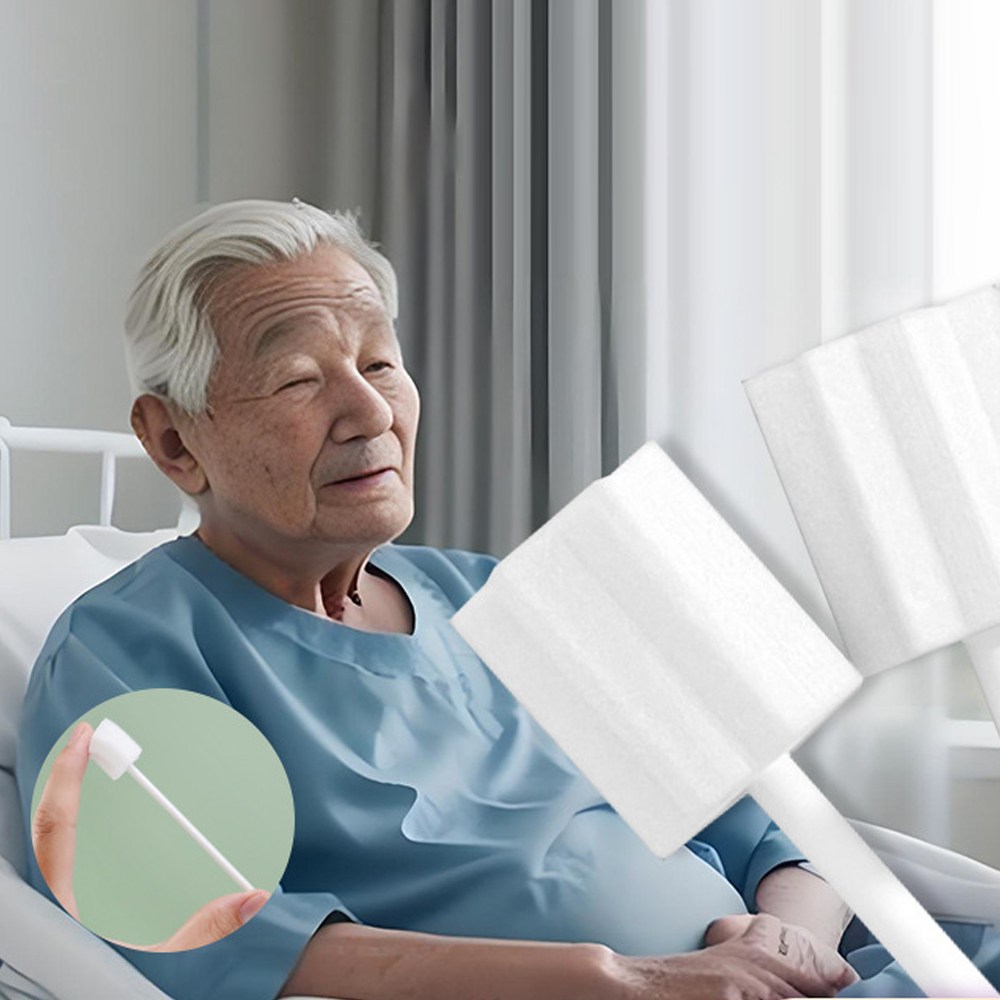 웰스홈 간병전용 구강 스펀지칫솔 100개입 대용량 입속위생솔 와상환자 노인 치아교정 구강청결 실버케어 관리도구 세트 18,890원