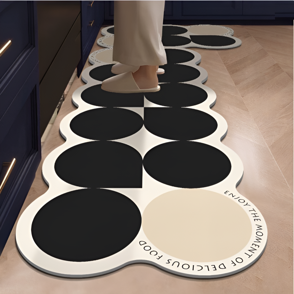 체리닷컴 주방 욕실 러블리 싱크대 규조토 발매트 대+소 2종, A 타입 17,500원