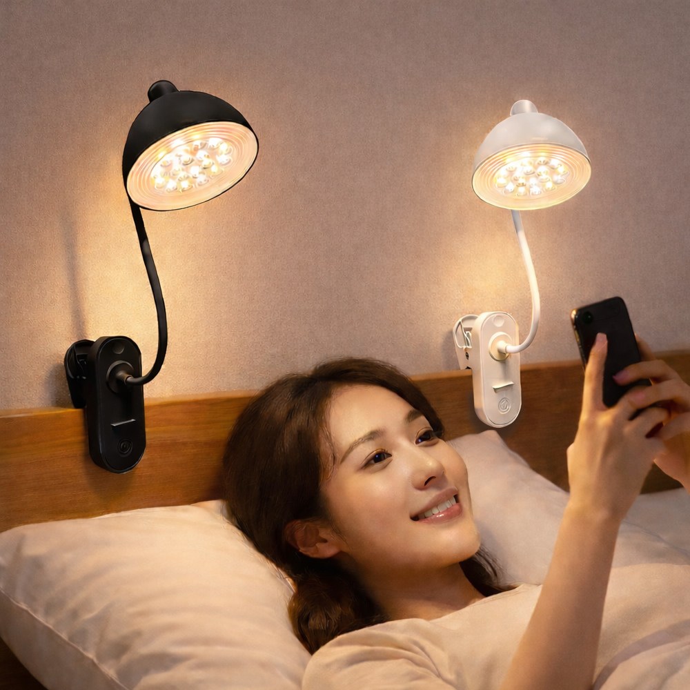 LED 집게 스탠드 플리커프리 독서등 공부등 무드등 수유등 LC-818 13,900원