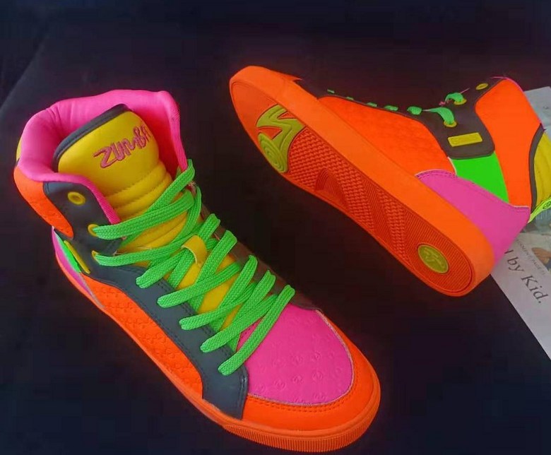 쏘픽 줌바웨어 운동화 네온컬러 댄스화 키높이 하이탑 에어로빅 79,300원