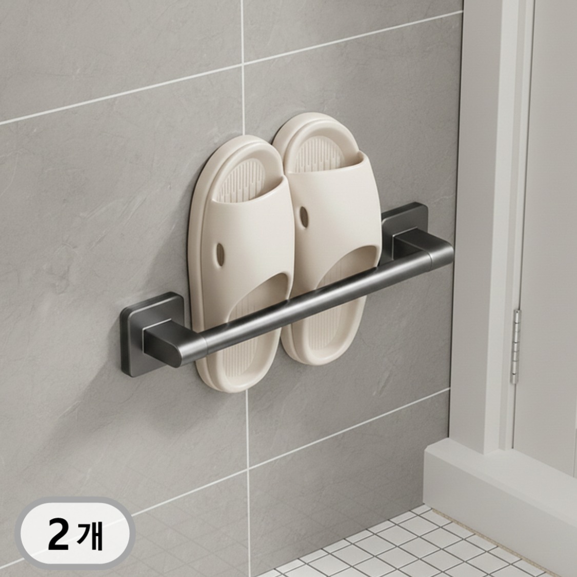 플론다 무타공 1인용 공중부양 욕실화 거치대 13,600원