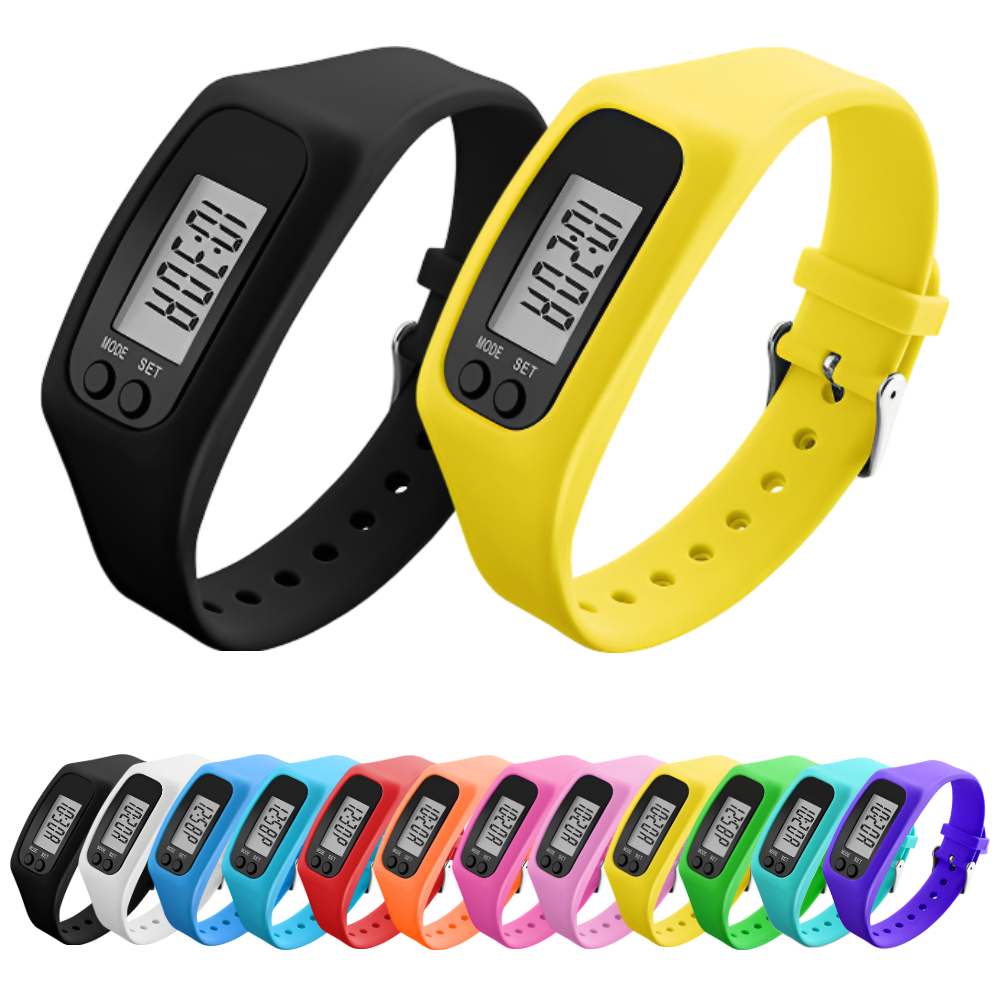 브레베네 만보기 손목시계, 2개, 블랙1+옐로우1 10,900원