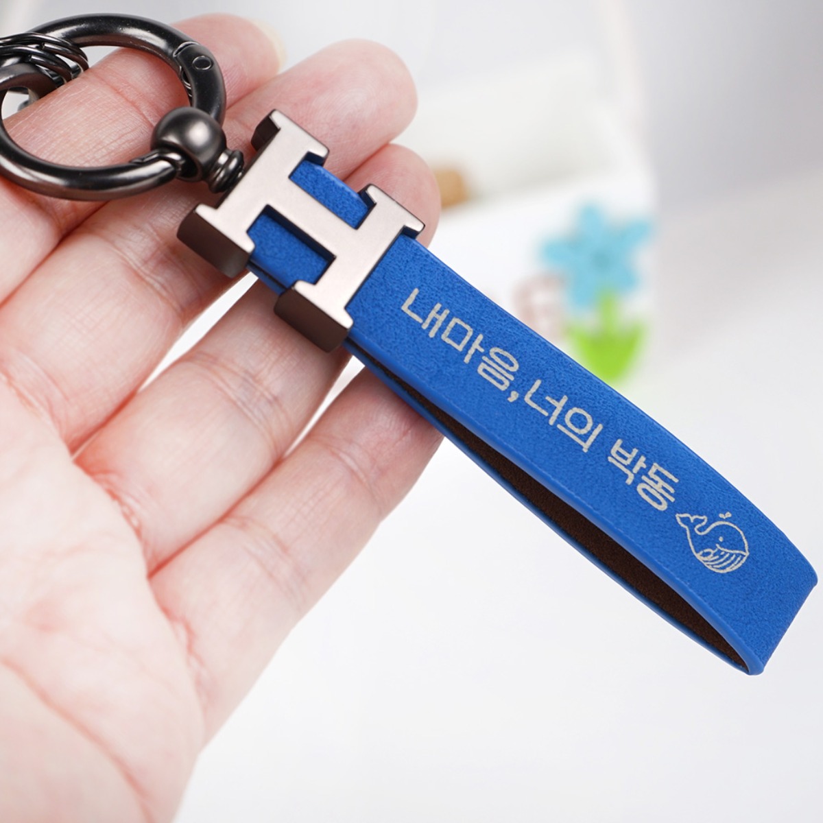 이뿌니 모던클래식 이니셜각인키링 무료양면각인 커플키링 자동차키링 이니셜키링 무료선물케이스 9,800원