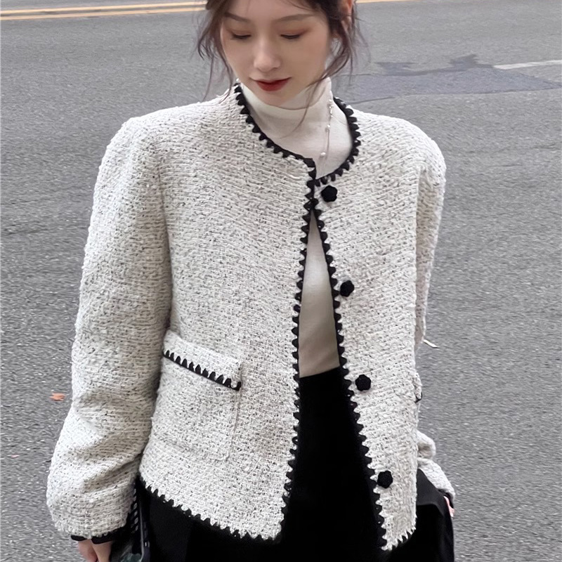 피어니스트 여성용 러블리 스티치 트위드 자켓 42,580원