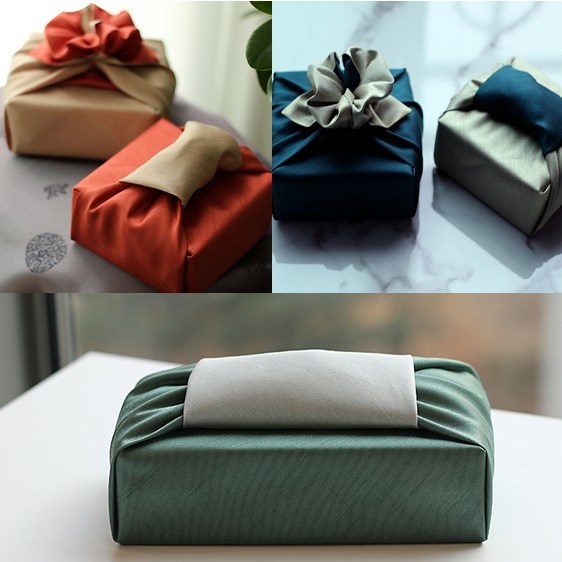 보자기사랑 실크겹보자기, 1개, 청록/금색 5,780원