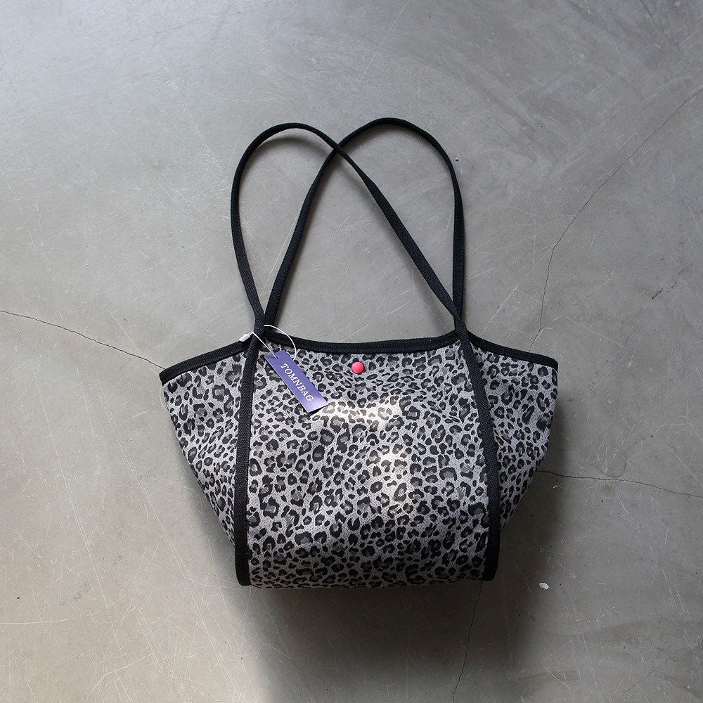 탐앤백 국내 제작 미듐 스트링 쇼퍼 숄더백 호피 캔버스 여성 가방 레오파드 에코백 여자 백 34,900원