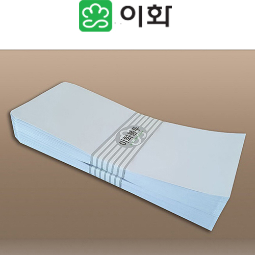 이화 70g 백봉투 1묶음 100매 100x205mm  편지  규격 1,280원