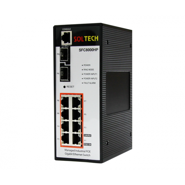 (솔텍) SFP 2포트+기가 8포트 스위칭허브 SFC8000HP SFC8000HP, 단일상품, 1개 1,433,000원