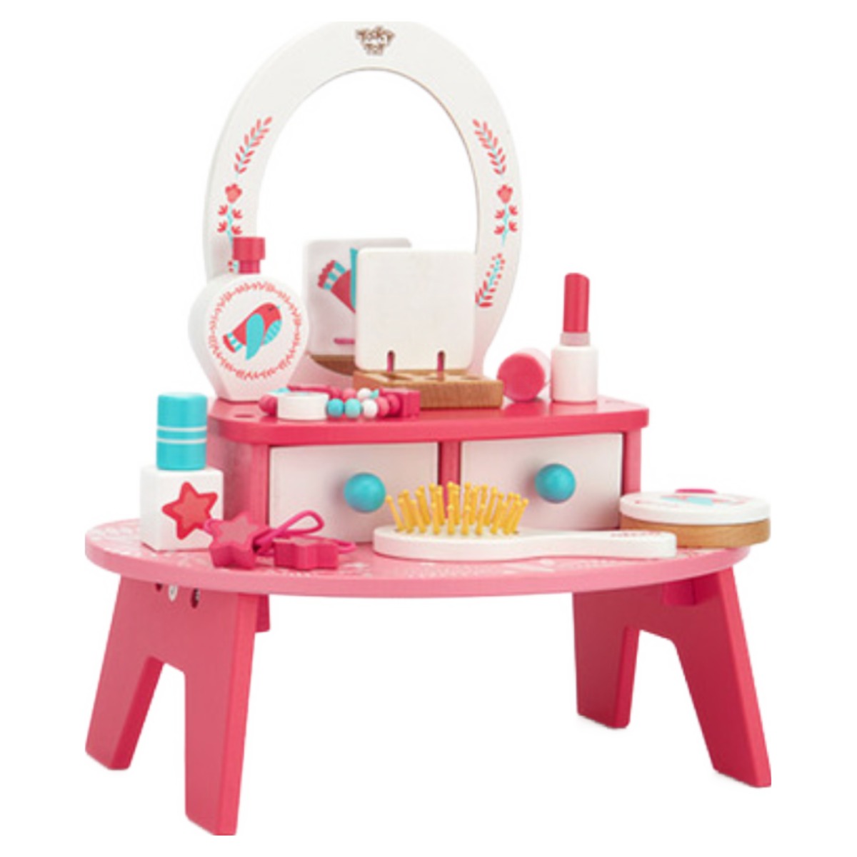 [투키토이] 리틀핑크드레서 - 어린이 유아 핑크 원목 화장대 화장놀이 키즈화장대, 기타, 1개 90,000원