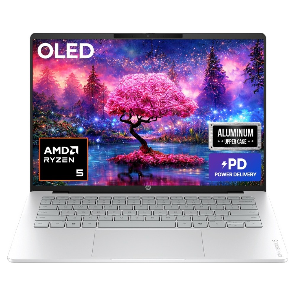 HP 2026 옴니북 5 14 라이젠5 라이젠 200 시리즈, Glacier silver aluminum, 14-hn0015AU, 512GB, 16GB, Free DOS 1,449,000원