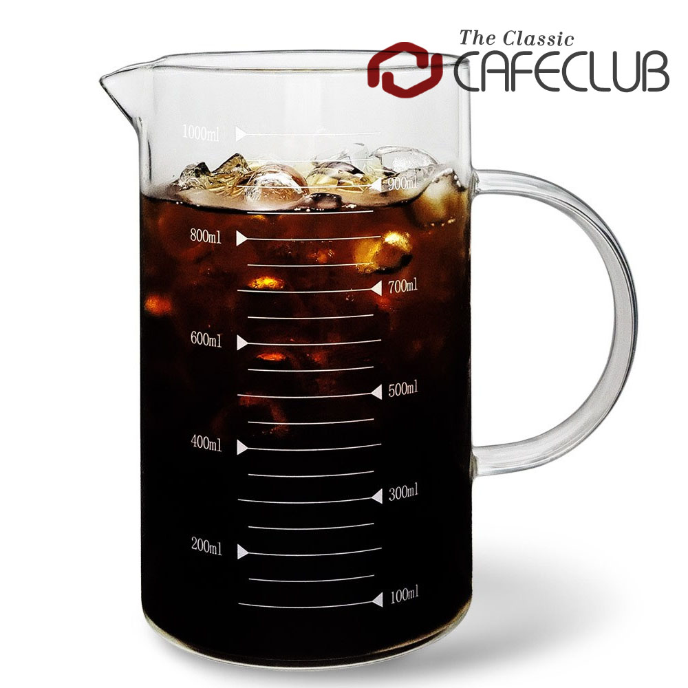 카페클럽 내열유리 드립 커피 계량 서버 7,500원