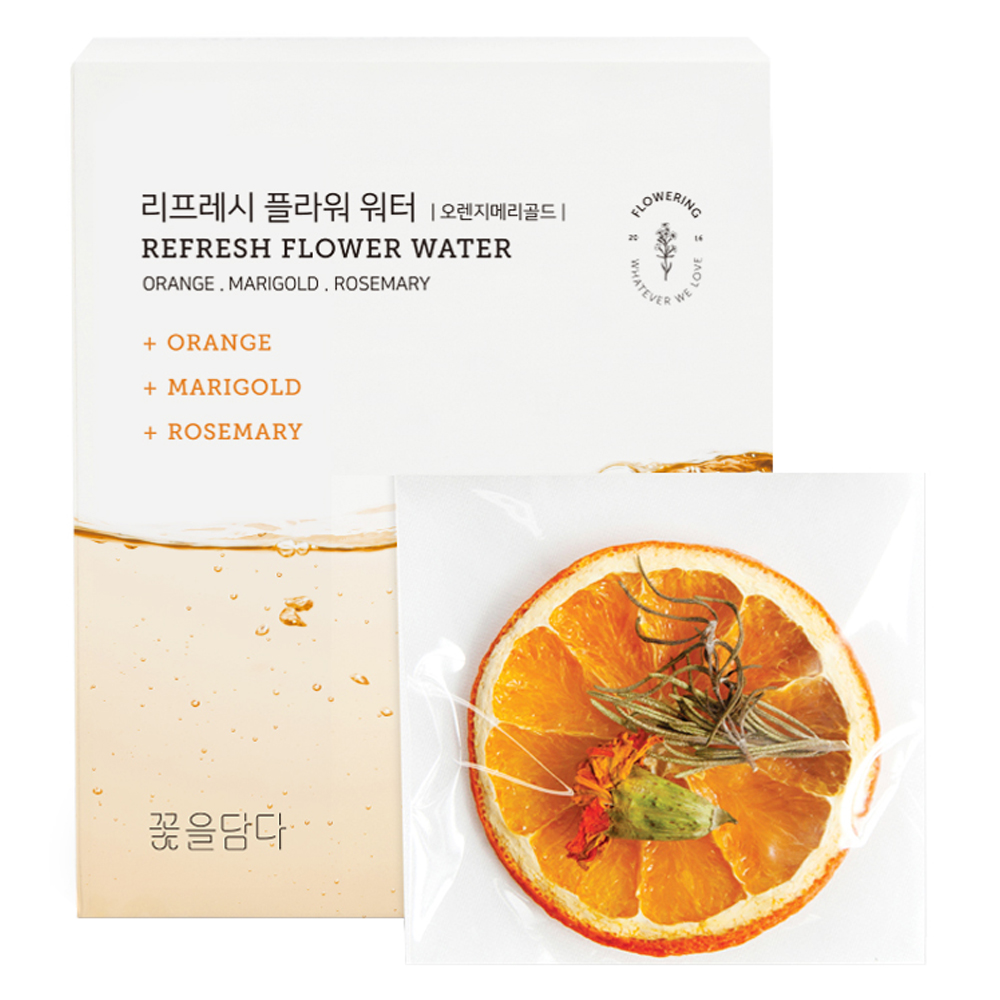 꽃을담다 리프레시 플라워워터 오렌지메리골드, 7g, 10개입, 1개 23,690원