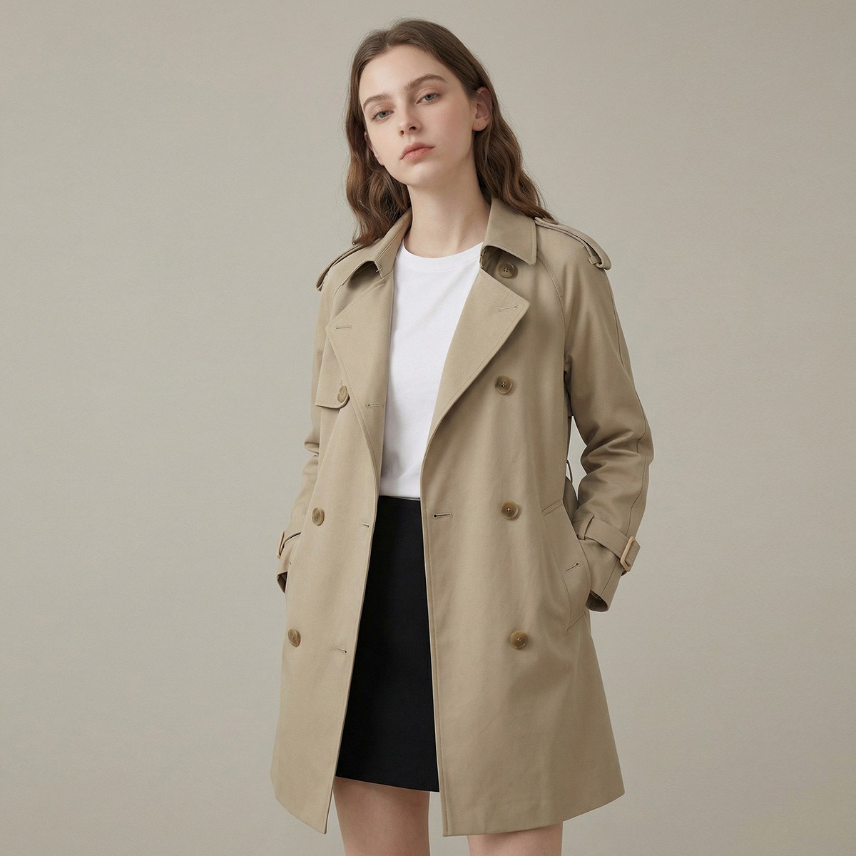 클라셰 미디베이직트렌치코트+벨트SET_CB5FCT002C 78,900원