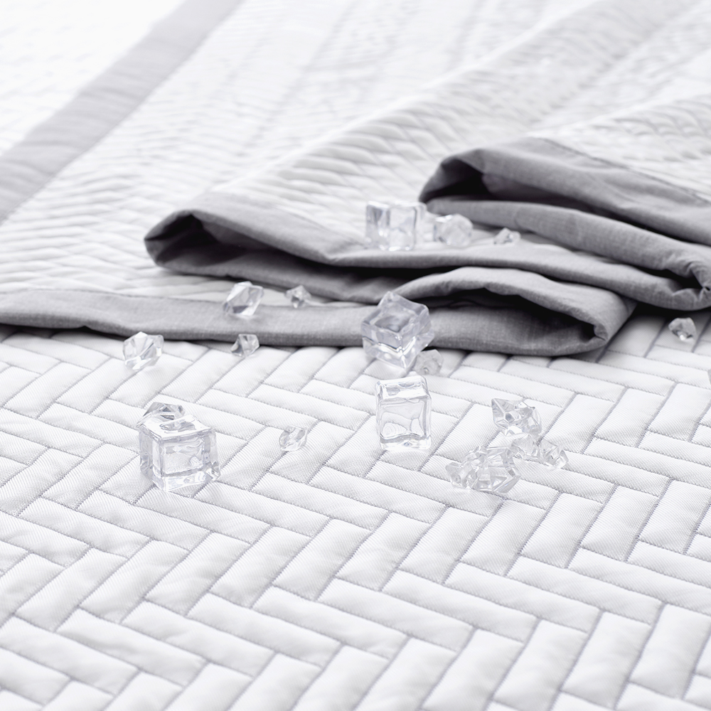 에어룸 아이스쿨 고정밴딩 냉감패드, 헤링본그레이, 쿨매트 39,900원