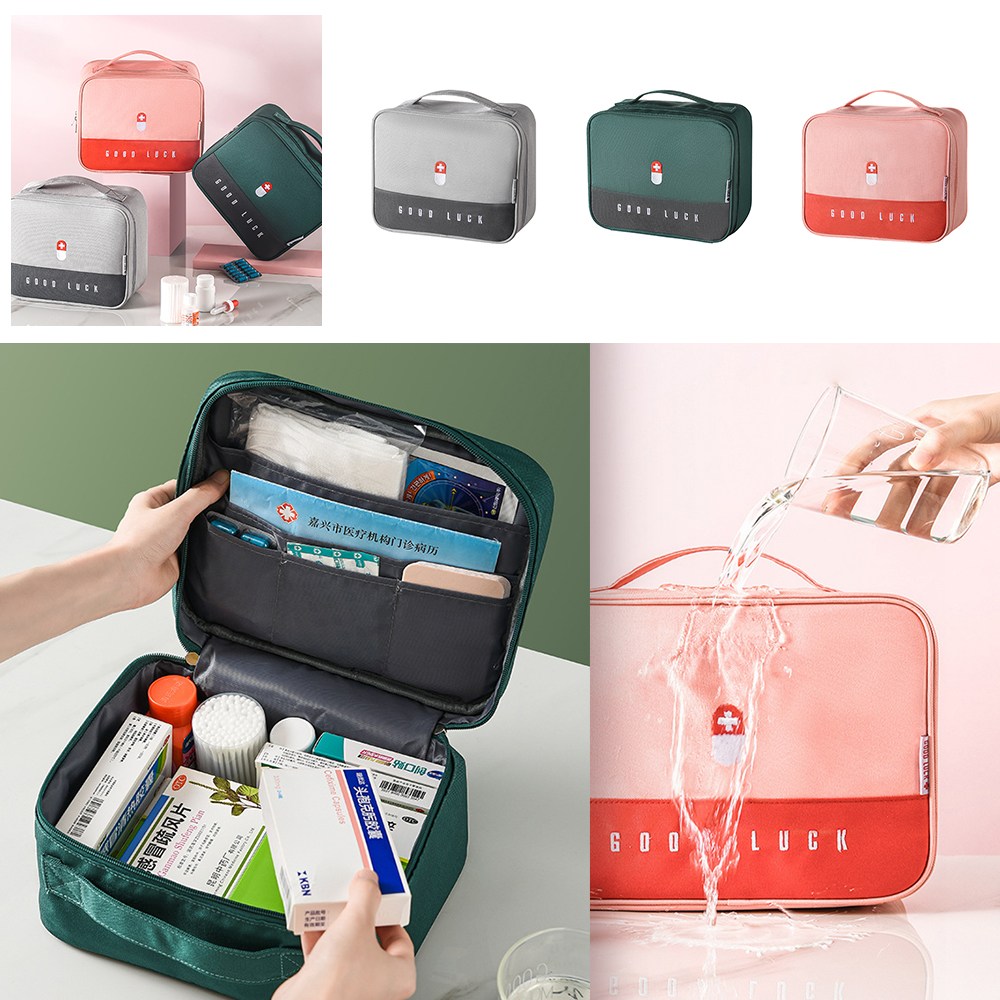 프리미엄 휴대가 간편한 방수 구급약 파우치 구급약통 약통 비상약통 구급함 구급상자 7,040원