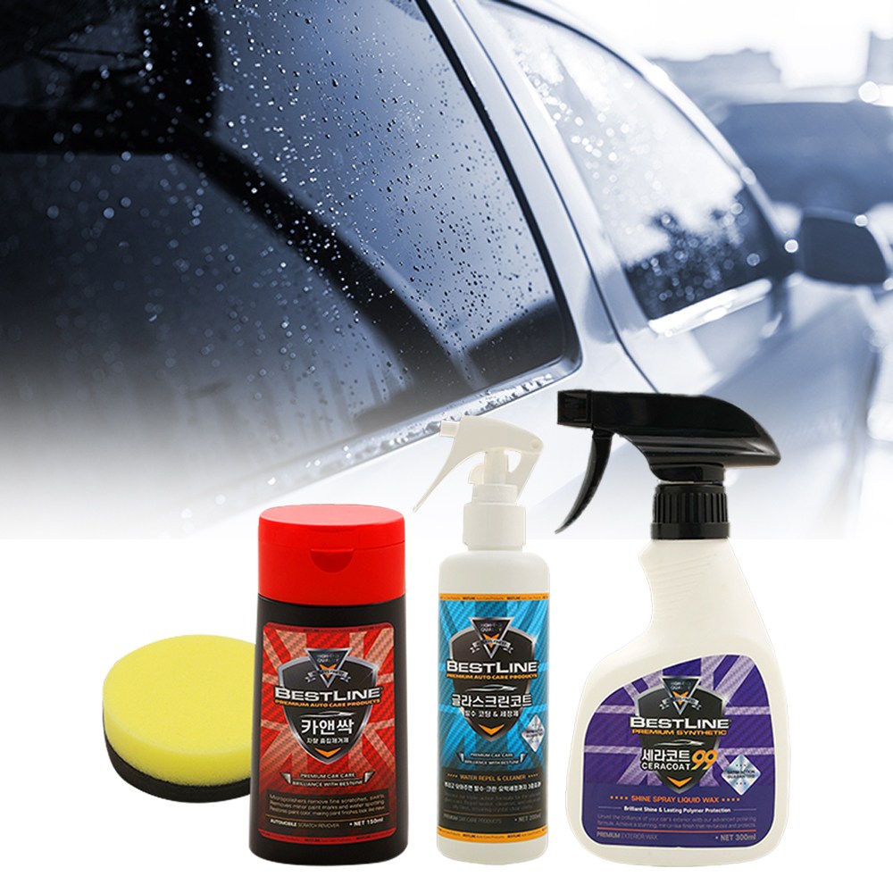 [TV홈쇼핑정품 인포벨]카앤싹 자동차 관리 5종 흠집제거 광택 유리막 코팅 세정 왁스 스프레이 컴파운드 24,730원