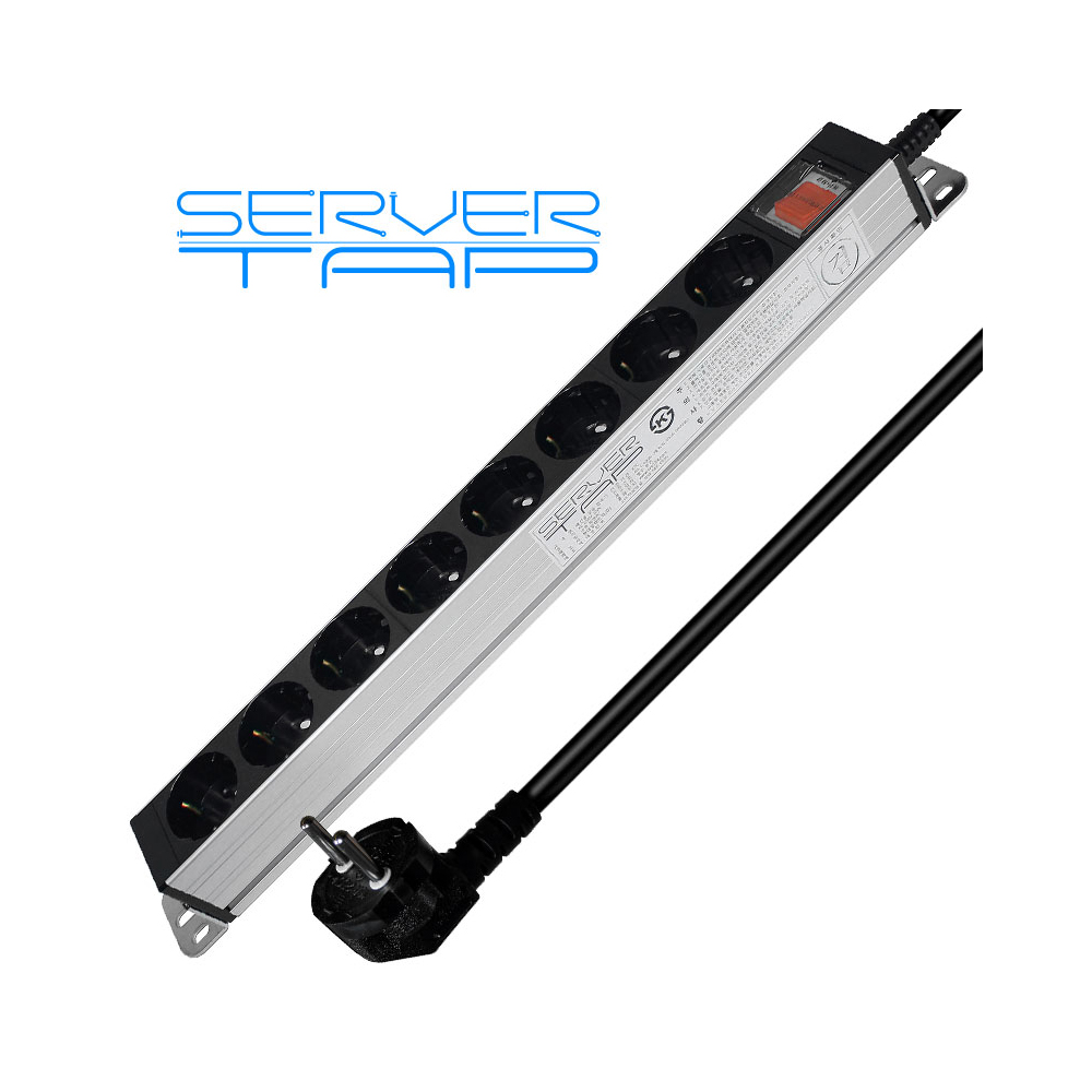 현대일렉트릭 알루미늄멀티탭 6구 8구 10구 12구 14구 서버용 멀티탭 37,330원