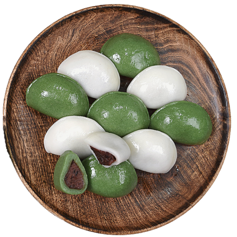 [나눔] 개별포장 2색바람떡1kg+1kg 굳지않는떡 반달송편떡식사대용 간식떡, 1kg, 2개 15,900원