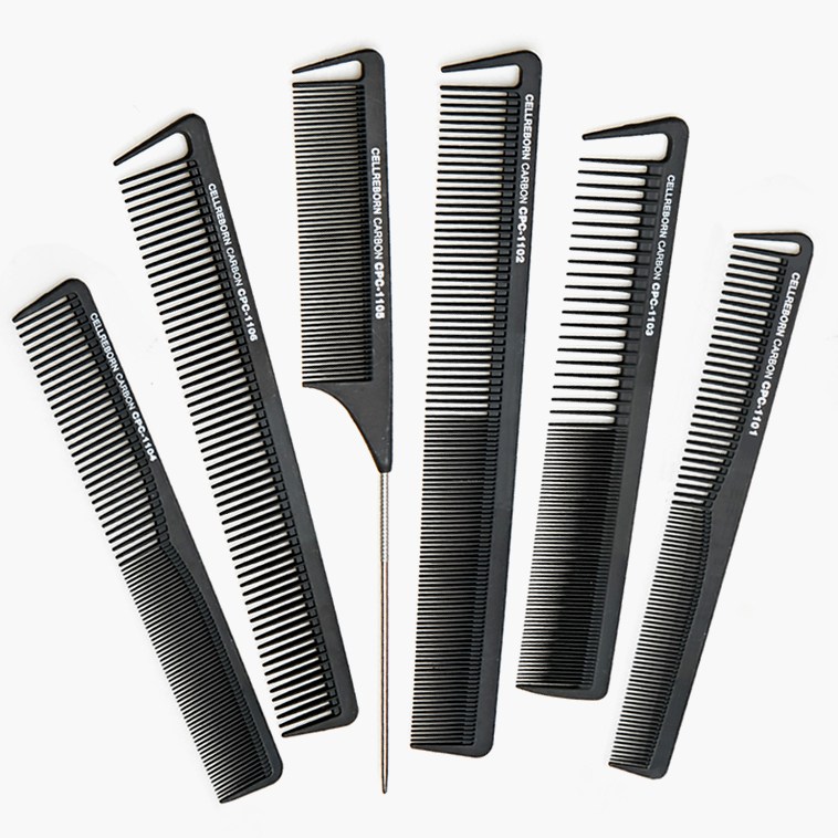 셀리본 강화 세라믹 카본콤(블랙)/헤어빗/컷트빗, 1개 7,000원