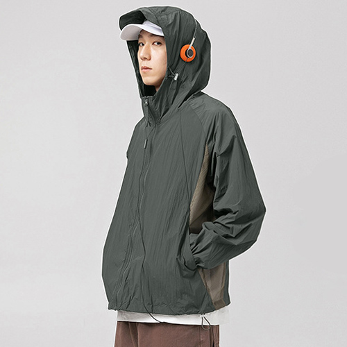 유루 남성용 UP50+자외선차단 바람막이 후드 점퍼 K3656 39,900원