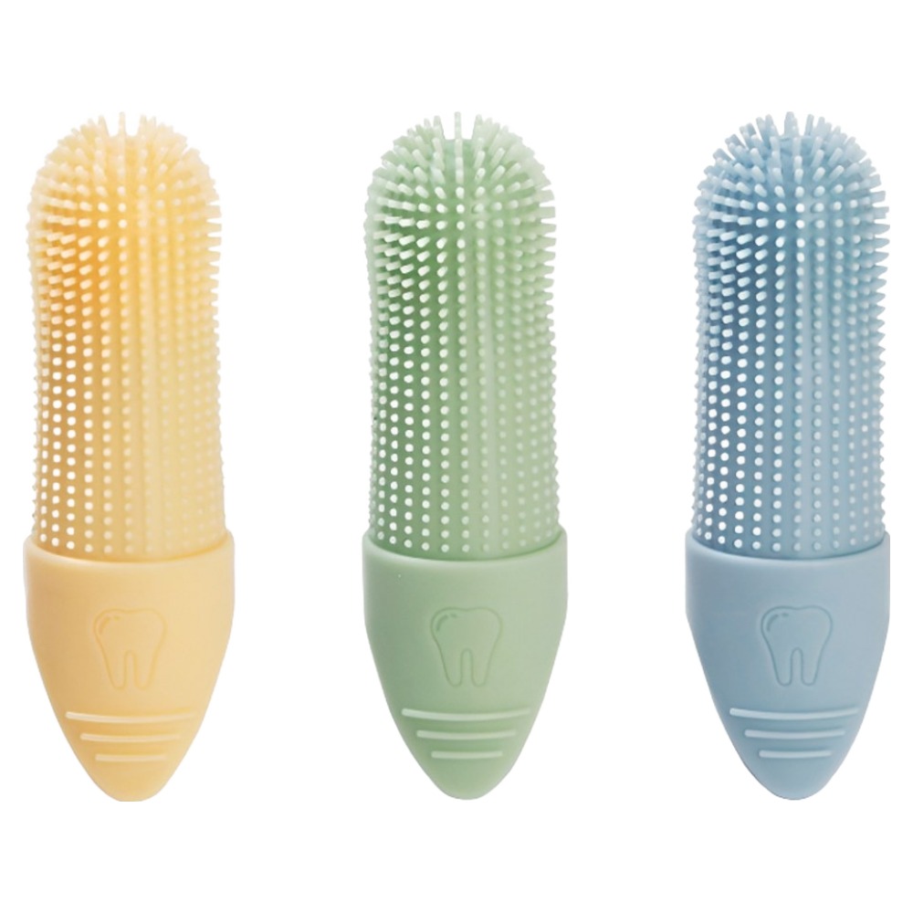 MAAH 반려동물 365도 실리콘 손가락 칫솔 3종 세트 PTC-13 5,500원