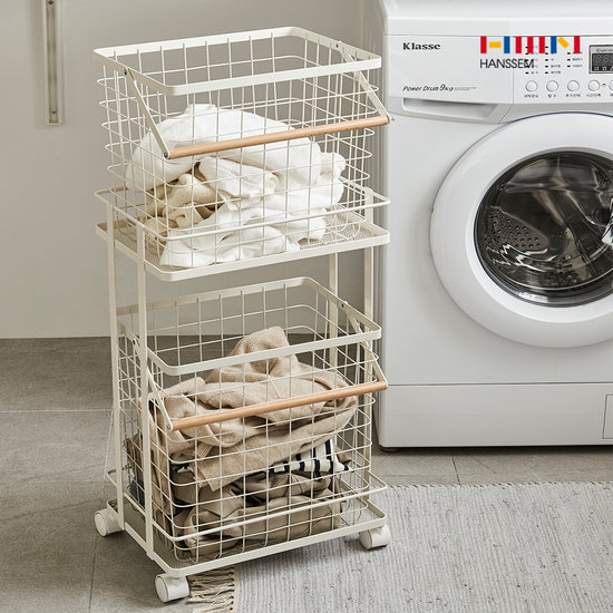 한샘 컴포트 와이어 햄퍼 2단 77,900원