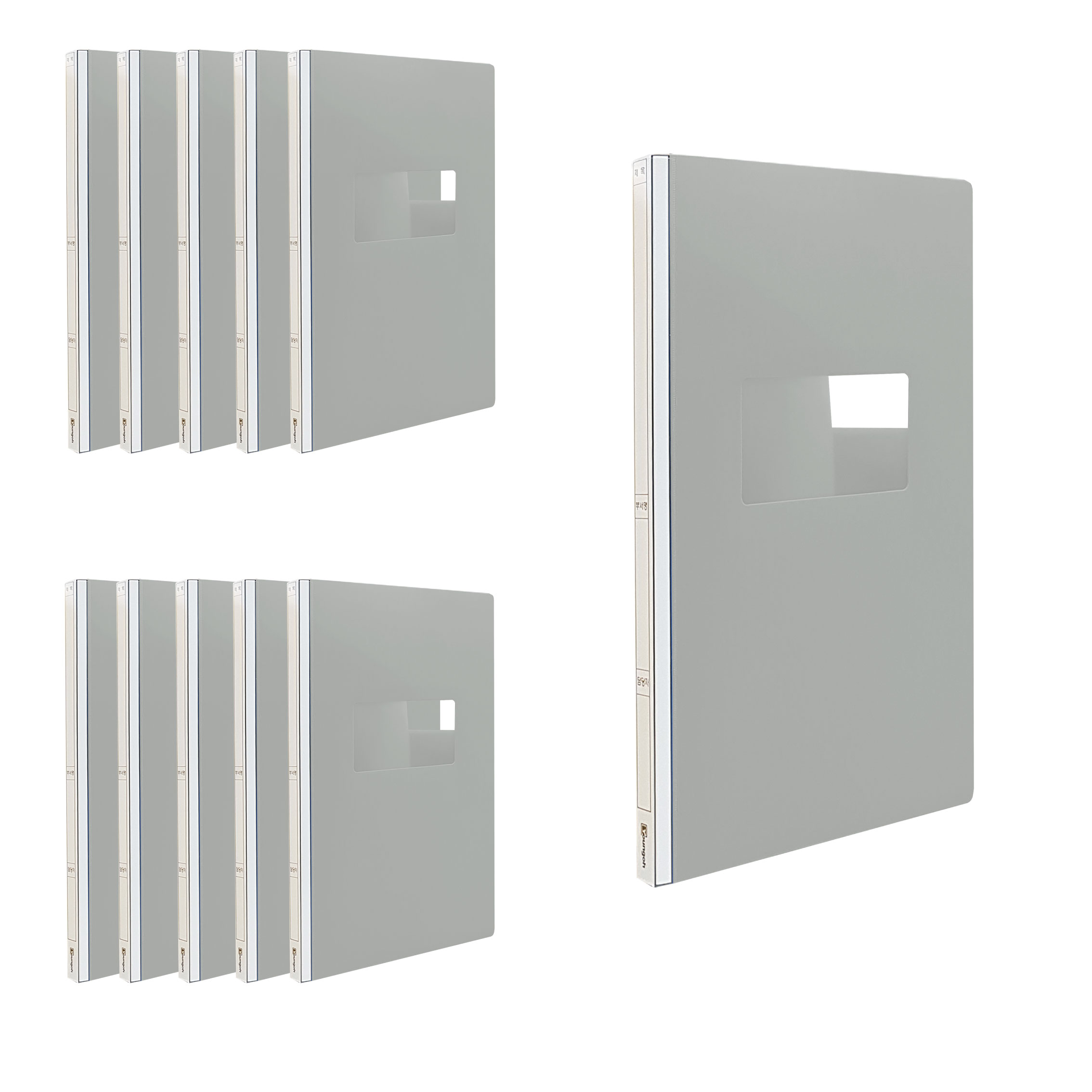 영오 진행문서화일 A4 PP, 회색, 10개 16,000원