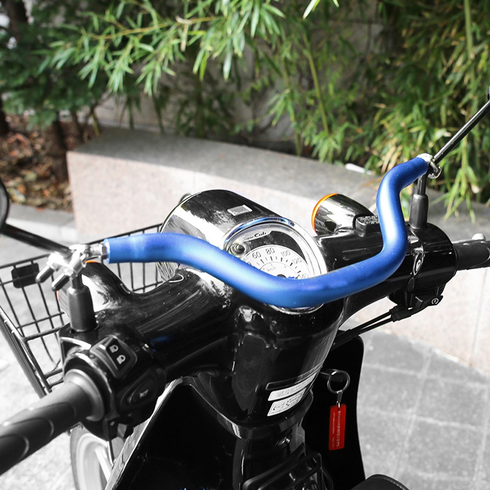 오토바이 멀티 핸들바 크로스바 슈퍼커브 베스파 PCX NMAX 범용, 블루, 1개 12,000원