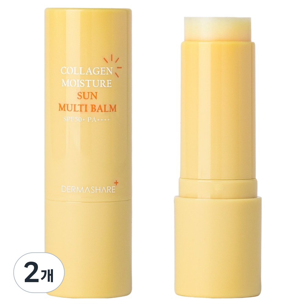 더마쉐어 콜라겐 모이스처 선 멀티밤 SPF50+ PA++++, 11g, 2개 17,330원