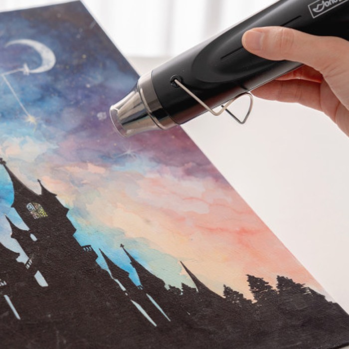 [오피스스쿨] 민화샵 공예용 힛툴 소형 열풍기 레진아트 플라스틱아트 드라이기 공예 54,000원