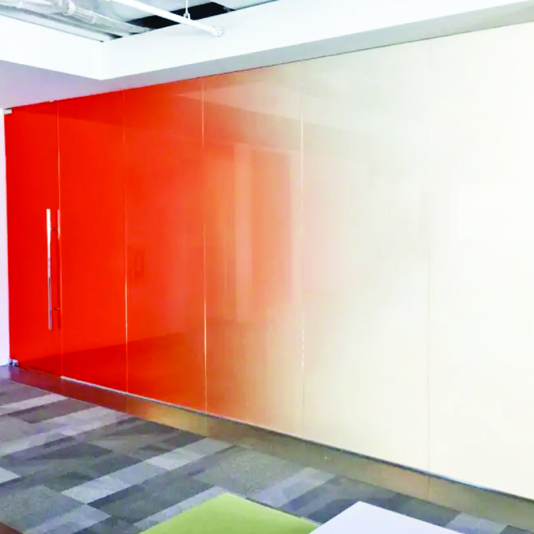 유리창 그라데이션 칼라 시트지 투명 화이트 레이어 1220폭, BROWN(화이트레이어) 50,000원