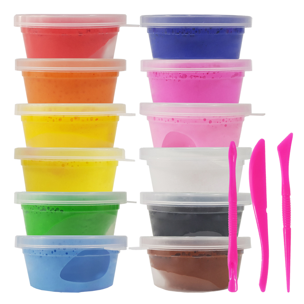 아가플러스 말랑말랑 12색 컬러 클레이 + 미니도구 3종 세트 7,900원