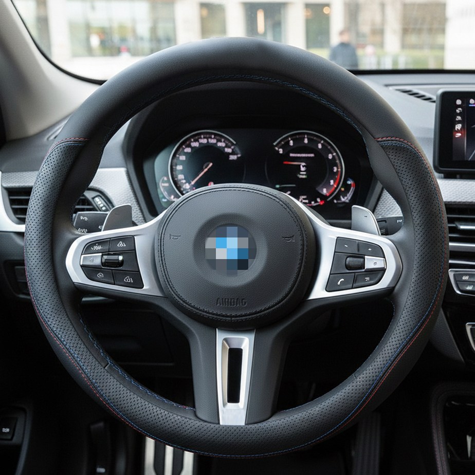 벤비아믹스 5시리즈 나파 핸들커버 알칸타라 M핸들 M스티치 3색 포인트 F10 G30 G60 D컷00604 16,950원