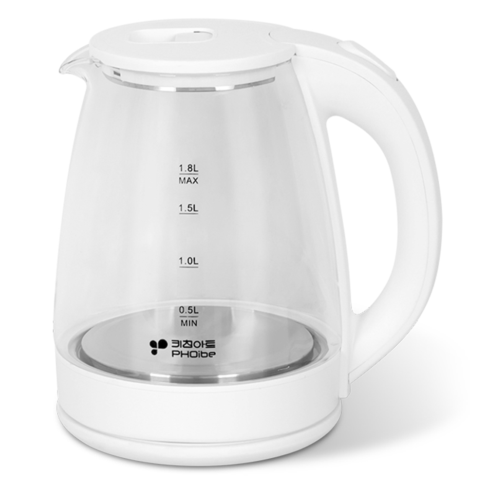 키친아트 포이베 유리 전기주전자 1.8L 15,200원