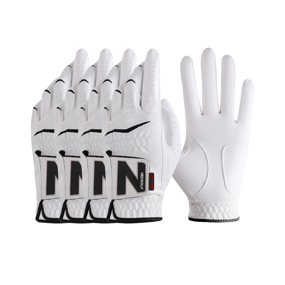 네오글러브 NS25 N시리즈 극세사 이중덧댐 남성 합피 골프장갑 4장세트, 화이트, 4개 19,800원
