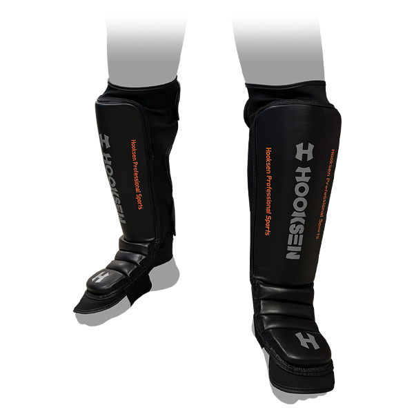 훅센 HS-757 발등 정강이 보호대 (PU 합성가죽) 2사이즈, 1개, 블랙 29,080원