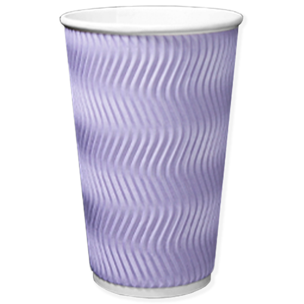 TYP 럭셔리 3중 단열종이컵 웨이브 라벤더 16온스 510ml, 1세트, 500개입 48,400원